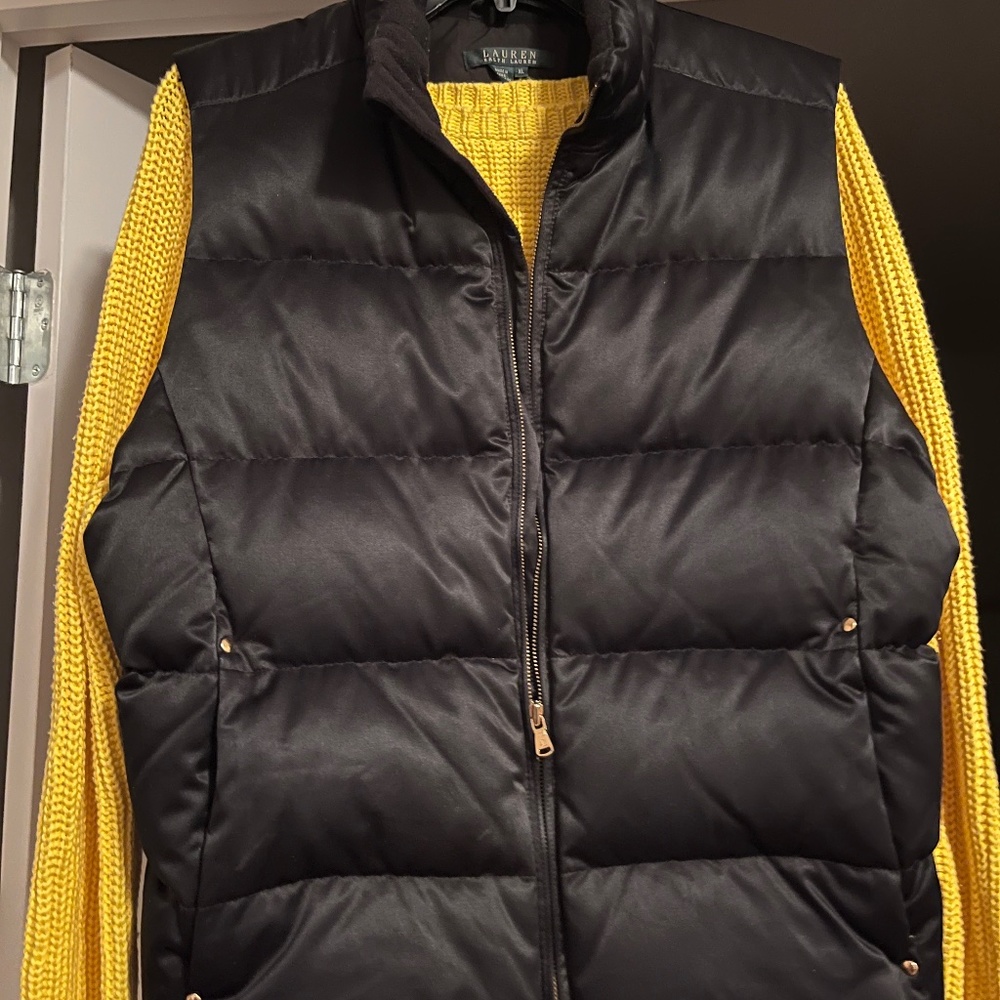 Ralph Lauren Down Vest and Ralph Lauren Sweater